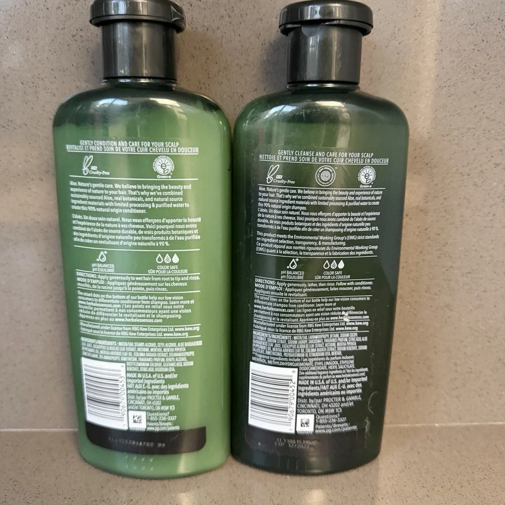 Herbal Essences Bio Renew Eucalyptus Aloe Shampoo Conditioner 400ml Discontinued